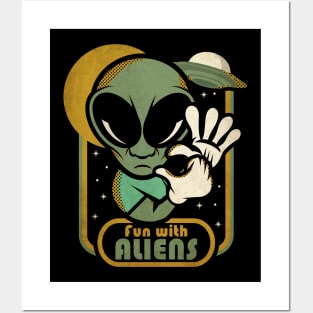 Fun with Aliens Posters and Art